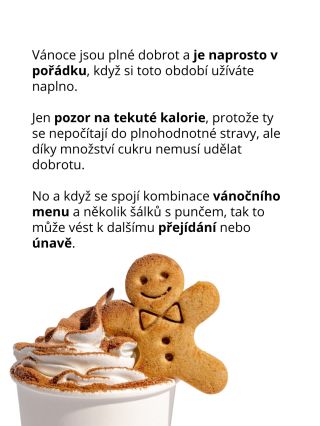 Vánoce nejsou o zákazu, ale o chvílích, které si chceme vychutnat. Svařák, horká čokoláda nebo vaječný likér k nim patří a...