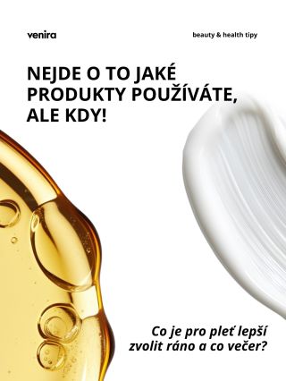 Nejde jen o to, jaké produkty používáte, ale hlavně kdy 🤍 Pleť má během dne a noci úplně jiné potřeby a když to...
